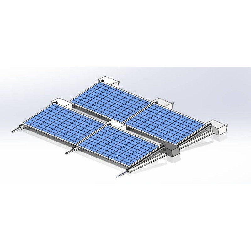 Solar Tilbehør Braketter for Flat Roof Solar Roof Mount