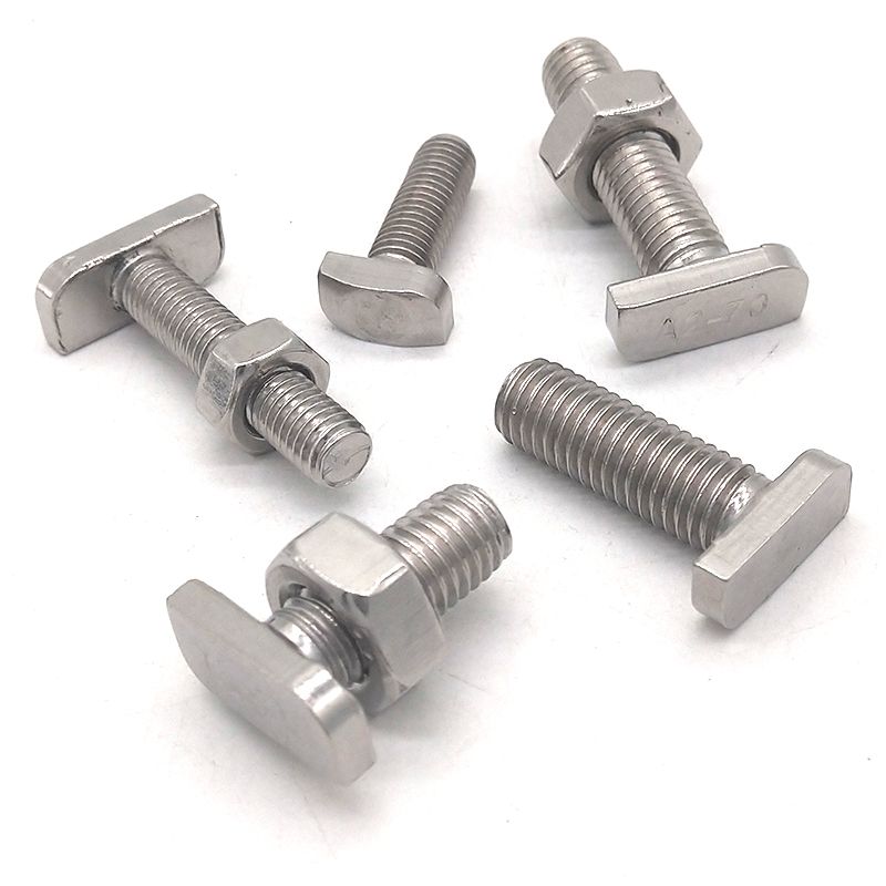 Rustfritt stål 316 304 T sporformet sporbolt for solcellemonteringssystem T-bolt